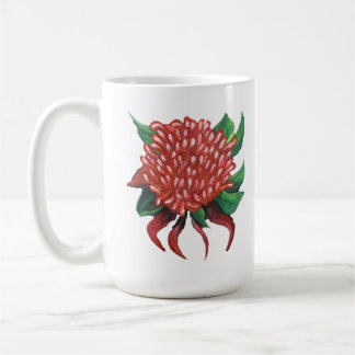 Flower Hand Drawn Waratah Coffee Mug