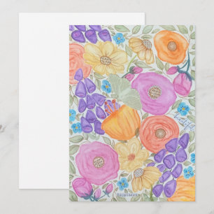 Flower Happiness Any Occasion Cards