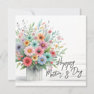 Flower Happy Mother's Day Invitation