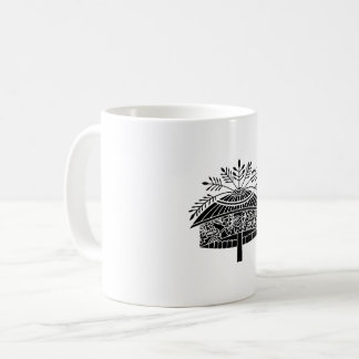 Flower hat coffee mug