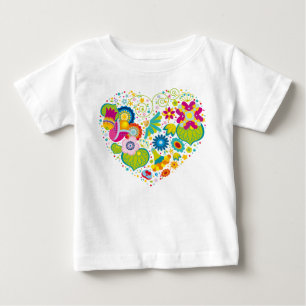 Flower heart baby T-Shirt