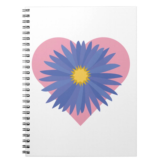 Flower Heart Notebook (Front)