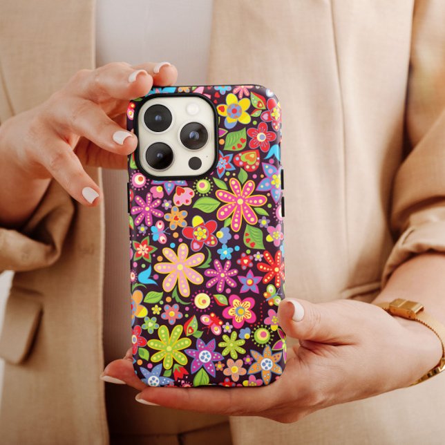 Flower Hippie iPhone | 60s Hippie iPhone Case-Mate Case (Creator Uploaded)