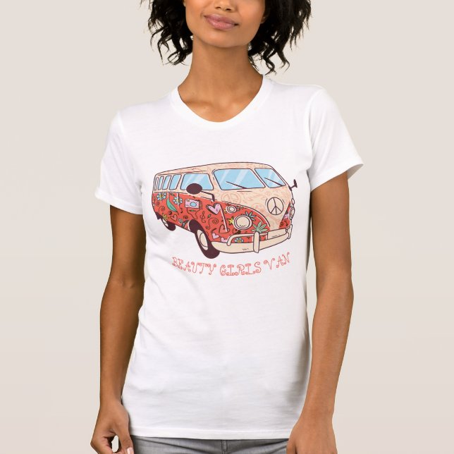 Flower Hippie Van T-Shirt (Front)