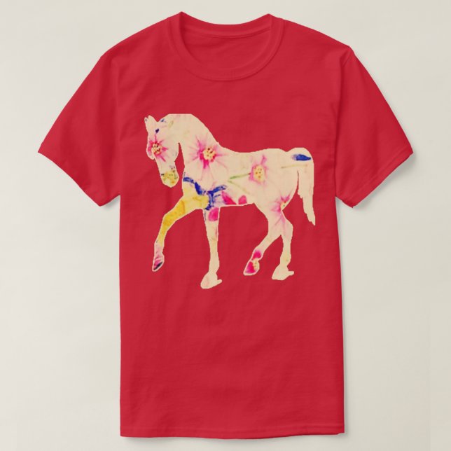 Flower horse1  T-Shirt (Design Front)