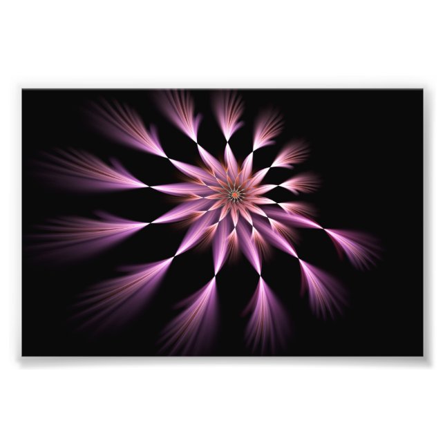 Flower I - Fractal Art Photo Enlargement (Front)