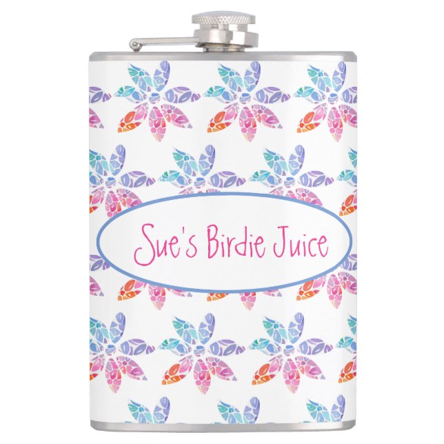 Flower Icon Flask (Front)