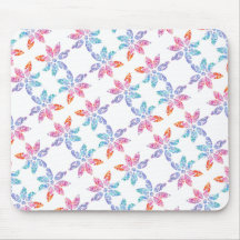 Flower Icon Mouse Pad