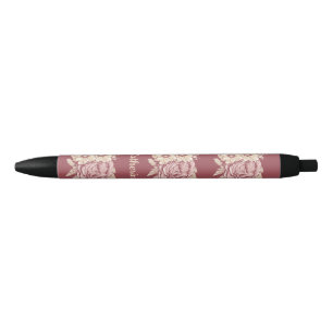 Flower Illustration custom name pens