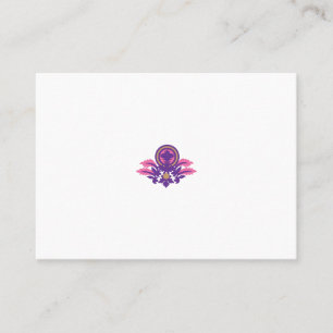 flower illustration Design Place Card