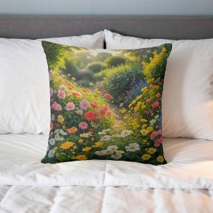 Flower Image No. 35, Floral Series, Throw Pillow