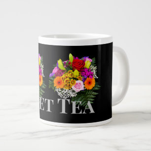 Flower Image Sweet Tea Text name Speciality Mug Cu