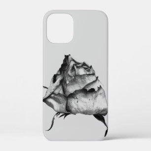 Flower in B/W - Funny Cool Unique iPhone 12 Mini Case