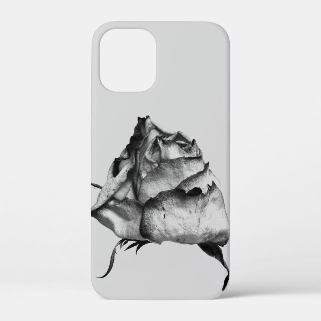Flower in B/W - Funny Cool Unique Case-Mate iPhone Case (Back)