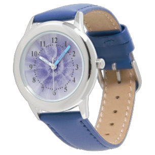 Flower in blue watch