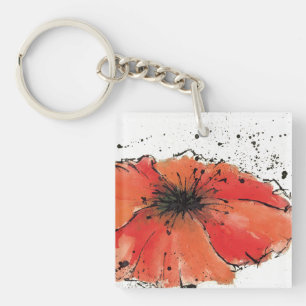 Flower in Full Bloom Key Ring
