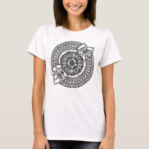 Flower In Mandala T-Shirt