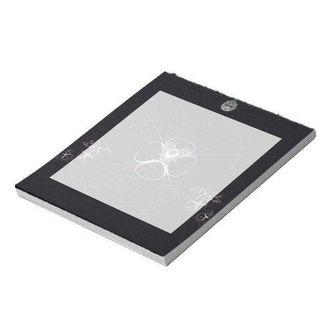 Flower in Space Notepad (Rotated)