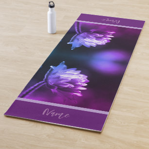 Flower In Sunlight Personalised Yoga Mat