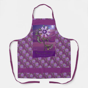 Flower in the desert apron
