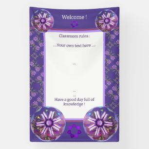 Flower in the desert banner