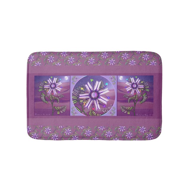 Flower in the desert bath mat (Front)