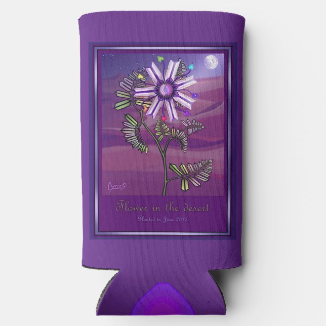 Flower in the desert can cooler (Back)