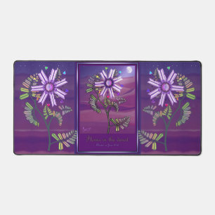 Flower in the Desert Desk Mat