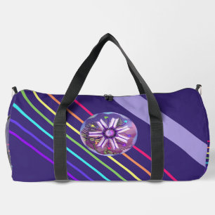 Flower in the desert  duffle bag