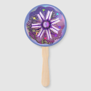Flower in the Desert  Hand Fan
