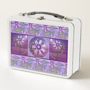 Flower in the desert Metal Lunch Box