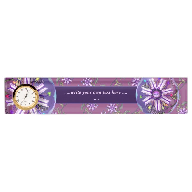 Flower in the desert nameplate (Front)