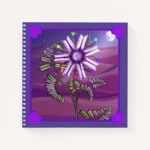 Flower in the desert notebook