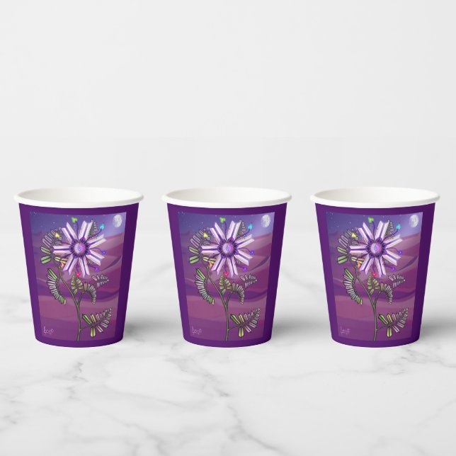 Flower in the desert  paper cups (Multi)
