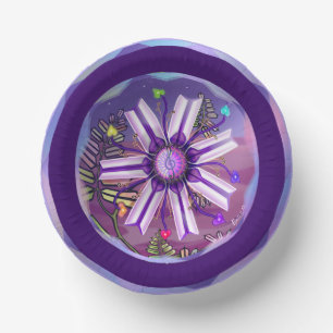 Flower in the Desert Paper Plate