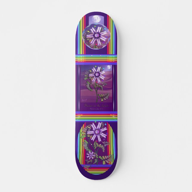 Flower in the Desert Skateboard (Front)