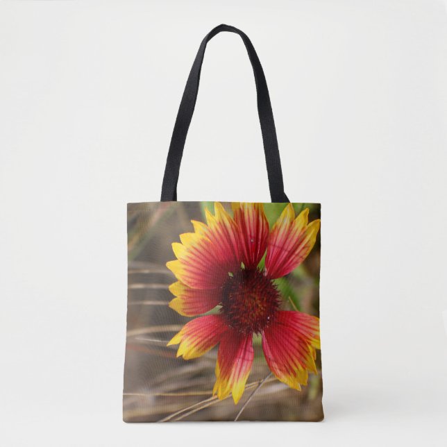 Flower in the Wind Tote Bag (Front)