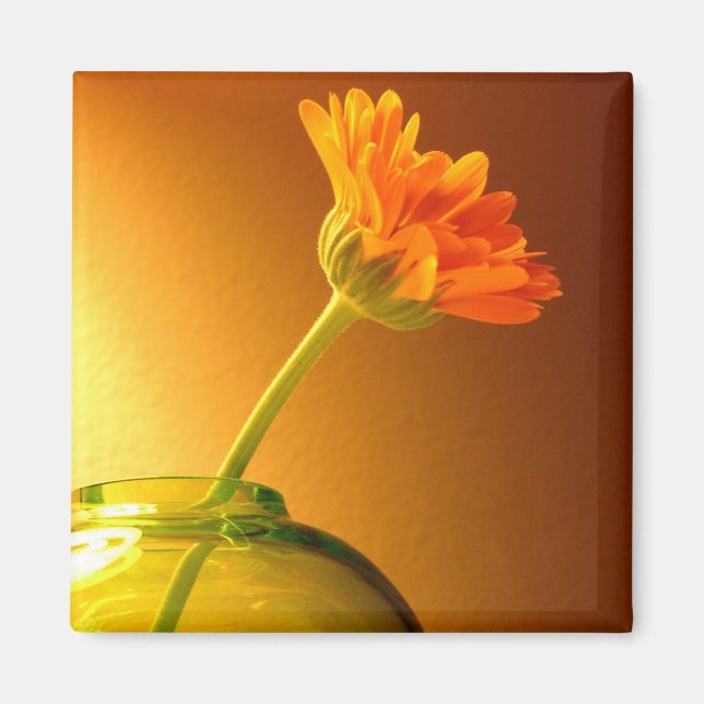 Flower in Vase Magnet (Front)