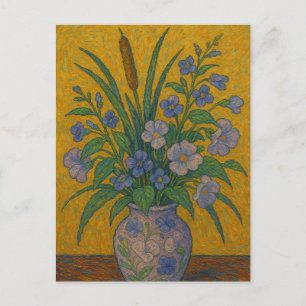 Flower in vase Postcard