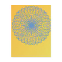 flower in yellow 482 abstract art