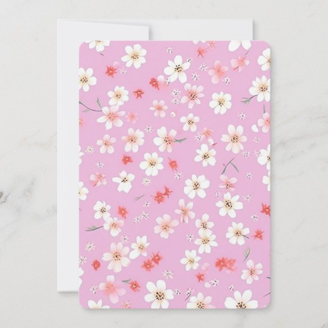 Flower Invitation (Front)