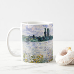 Flower Island near Vétheuil, Claude Monet Coffee Mug