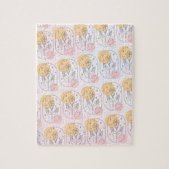 Flower Jigsaw Puzzle (Vertical)