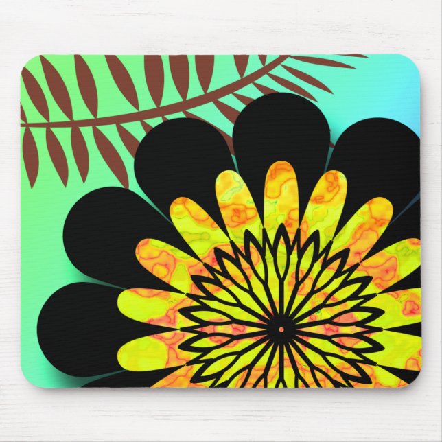 Flower Jungle Focal Mousepad (Front)