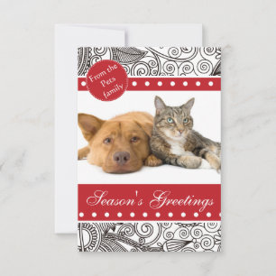 Flower Jungle Season's Greetings Products Invitation