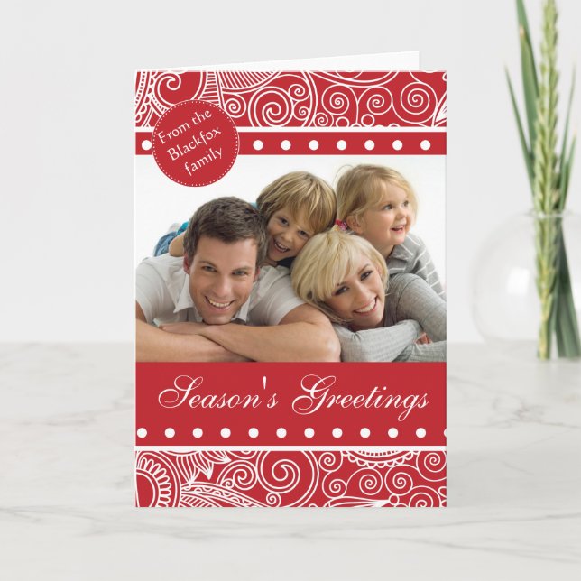 Flower jungle Xmas Card (Front)