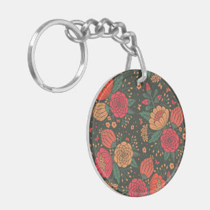 flower key ring