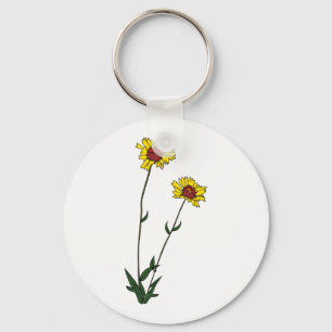Flower Key Ring