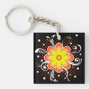 Flower Key Ring
