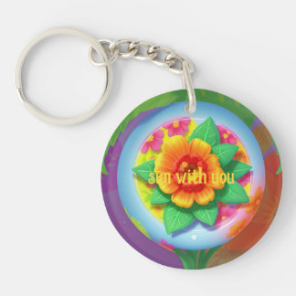 flower keychain